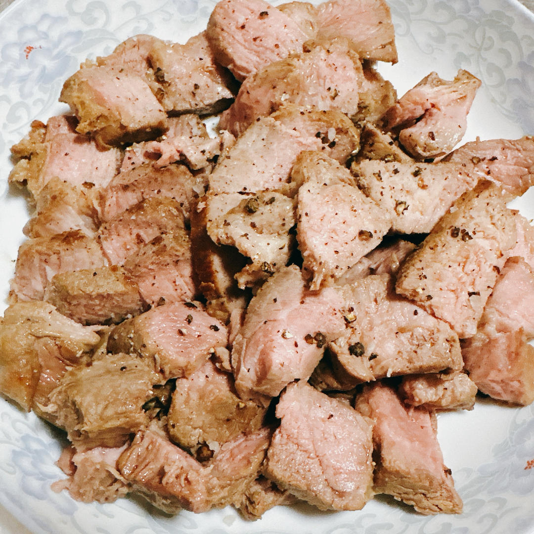 五分钟成就的宴客菜：香煎梅花肉