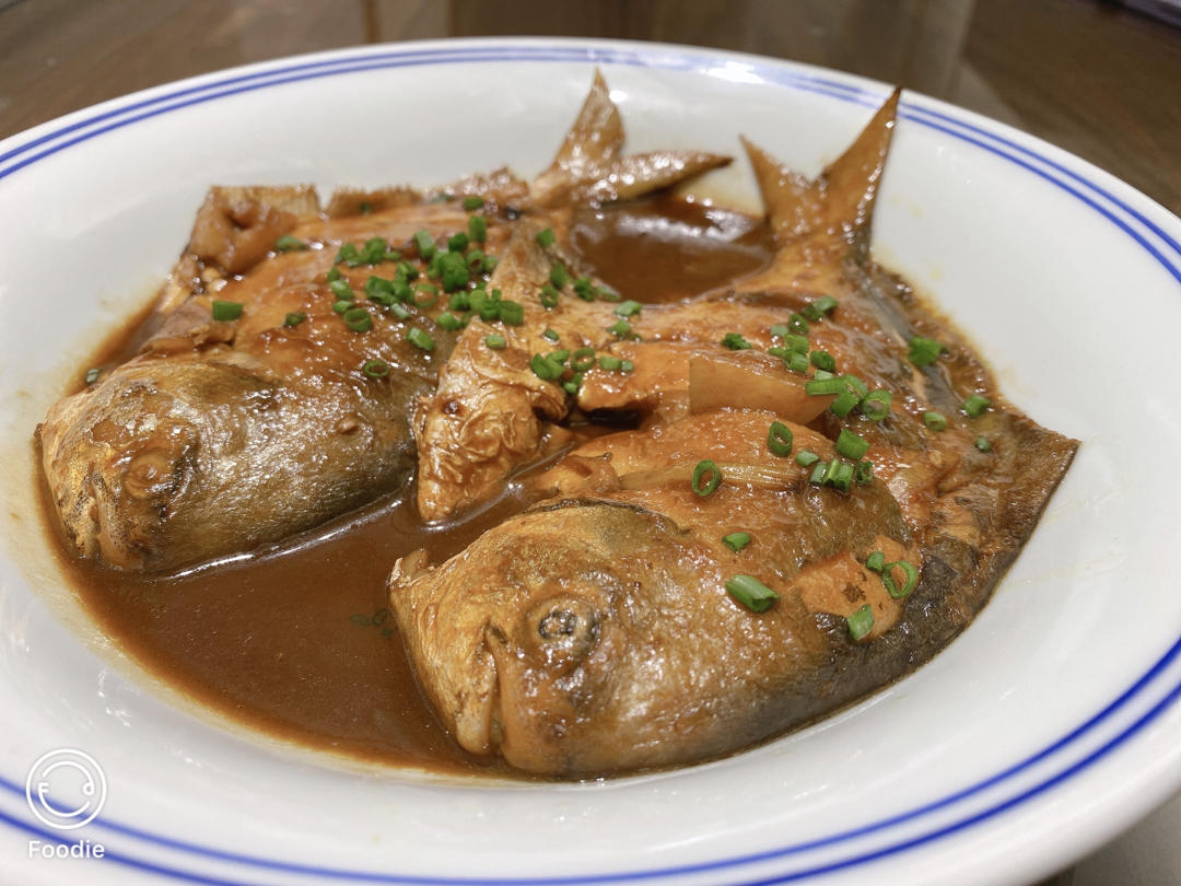 有时间做个菜做的家常红烧鲳鱼