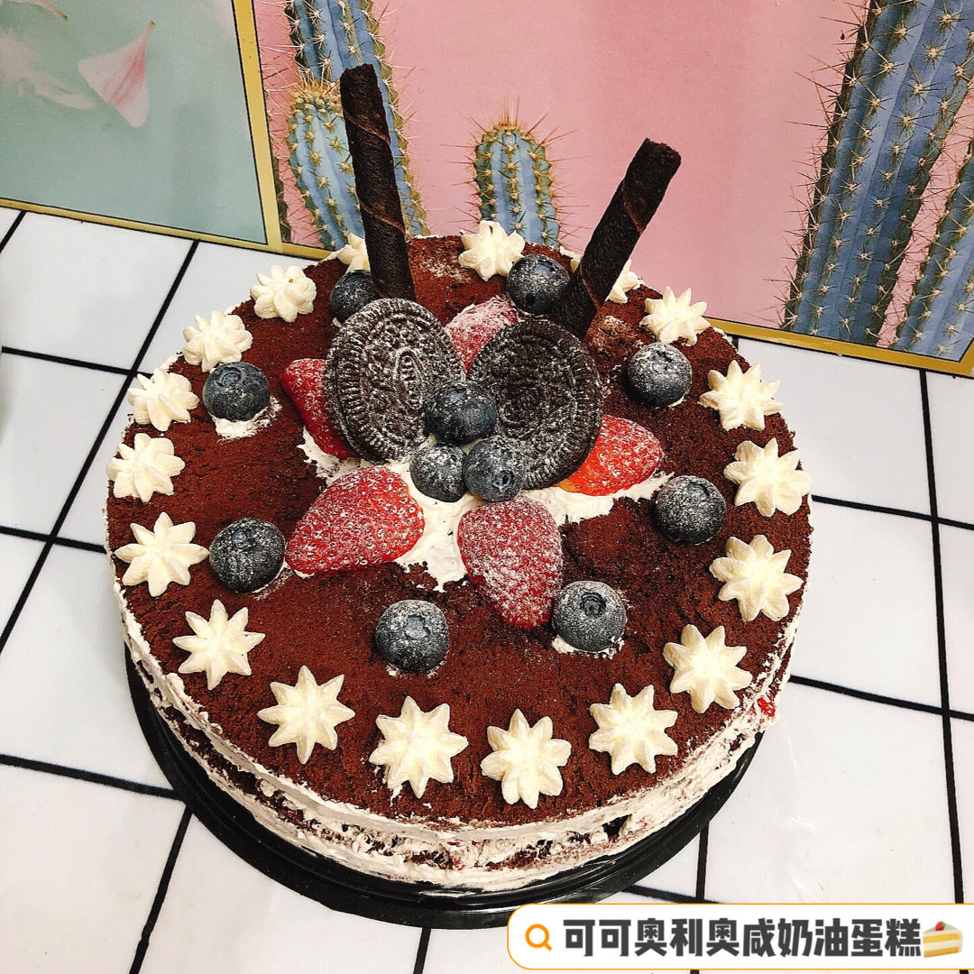 可可戚风蛋糕～8寸～百分百成功