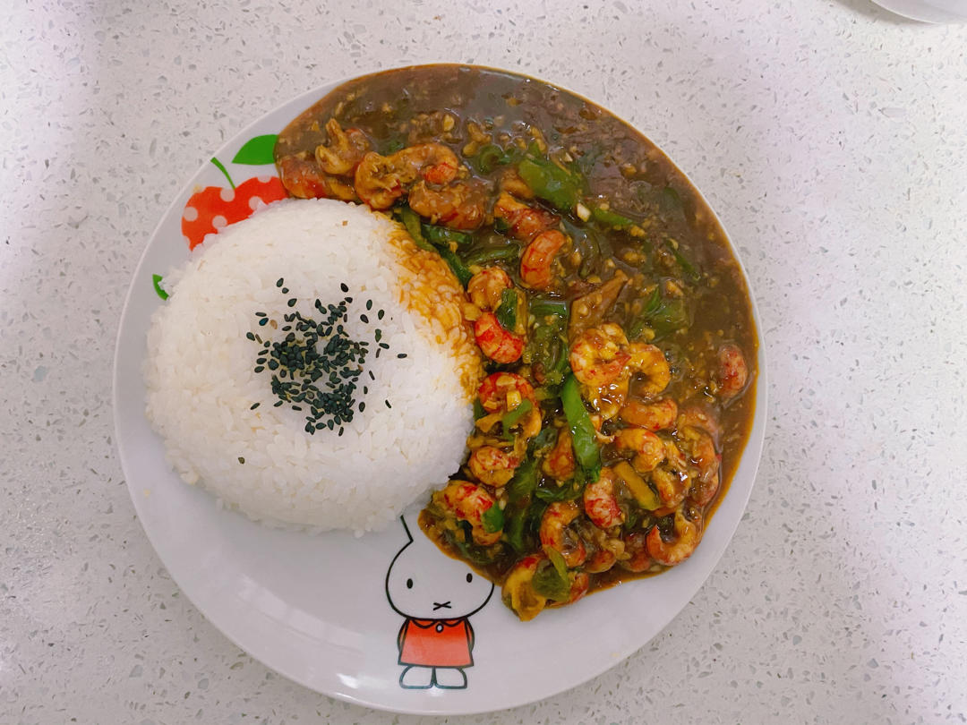 小龙虾盖饭（家庭快手版）