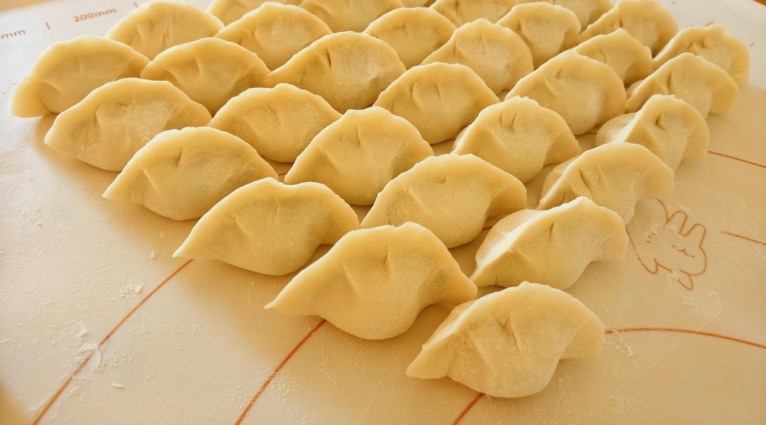 豆角馅手工饺子