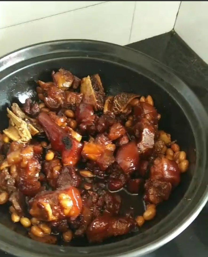 跟黄小厨学的黄酒焖猪蹄，真的超级好吃