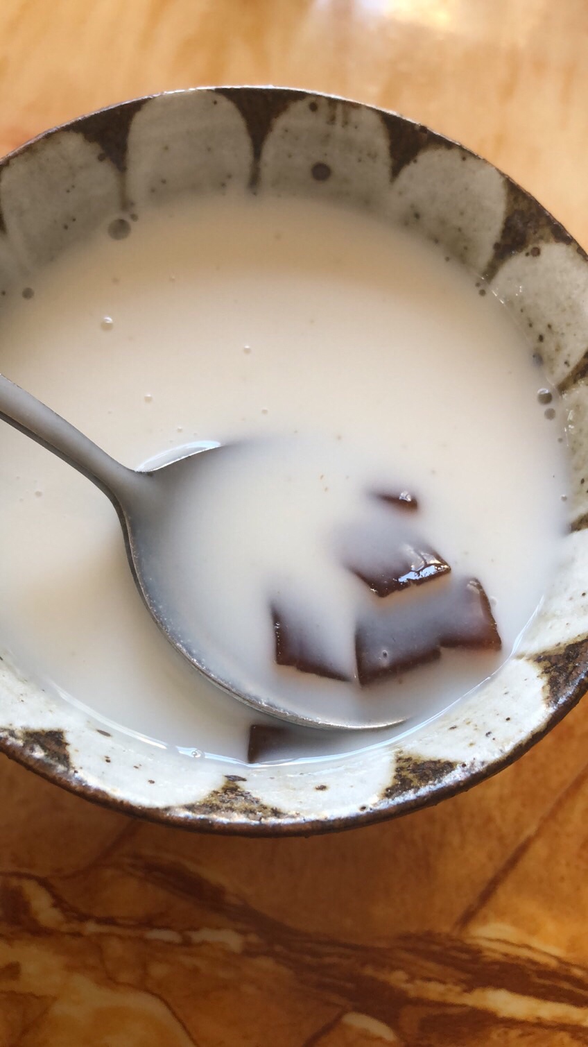 山楂营养牛奶米糊的做法