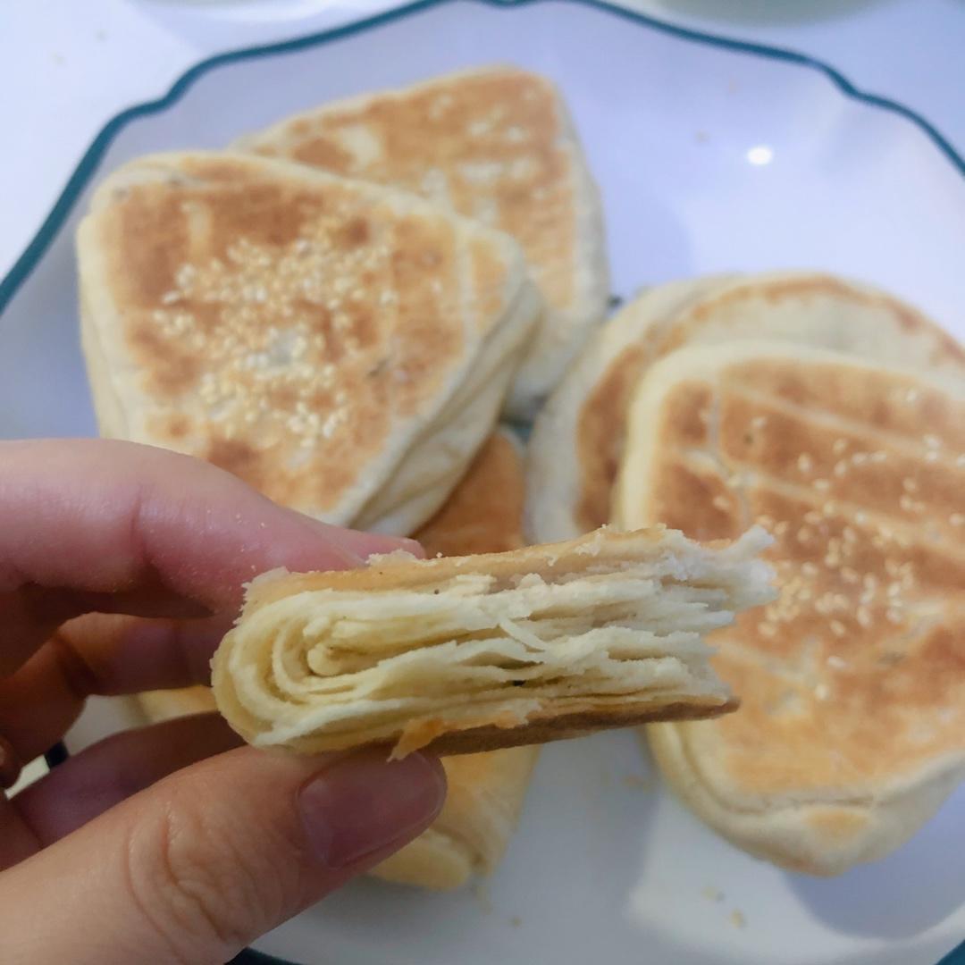 nina么么茶做的山西油盐三角烧饼