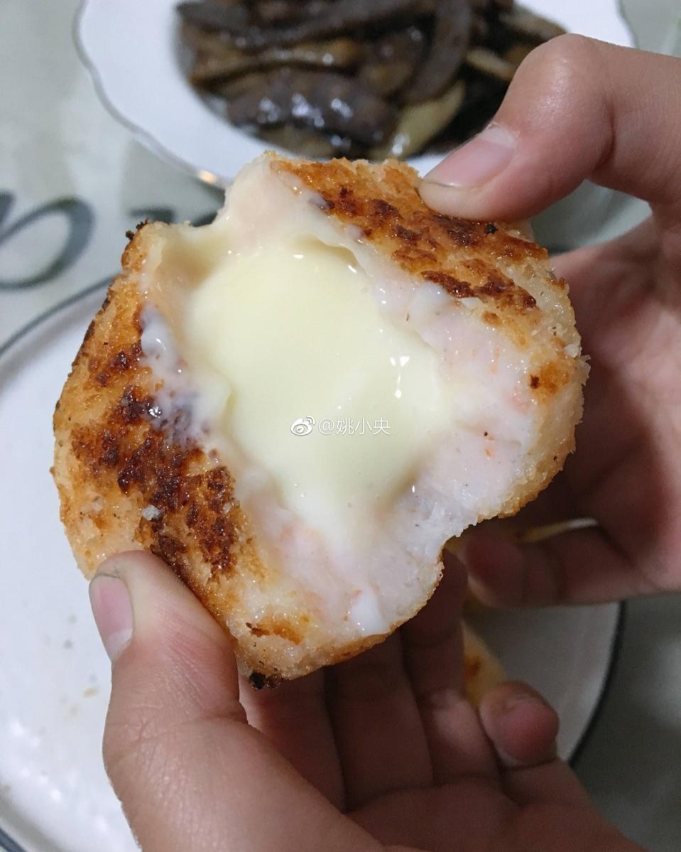 薯片芝士虾饼