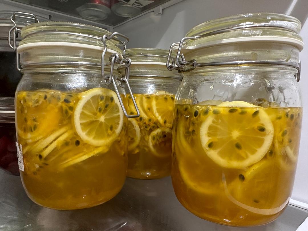 百香果柠檬蜂蜜饮