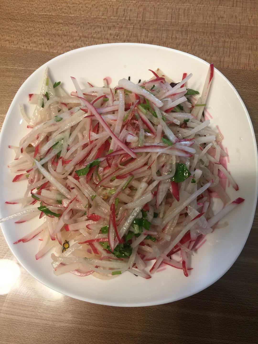 凉拌菜 水萝卜的做法