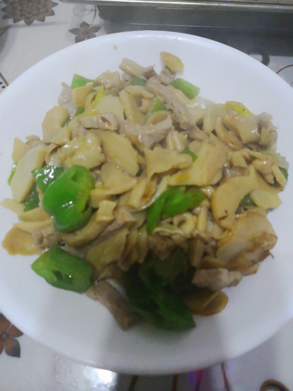 肉炒杏鲍菇