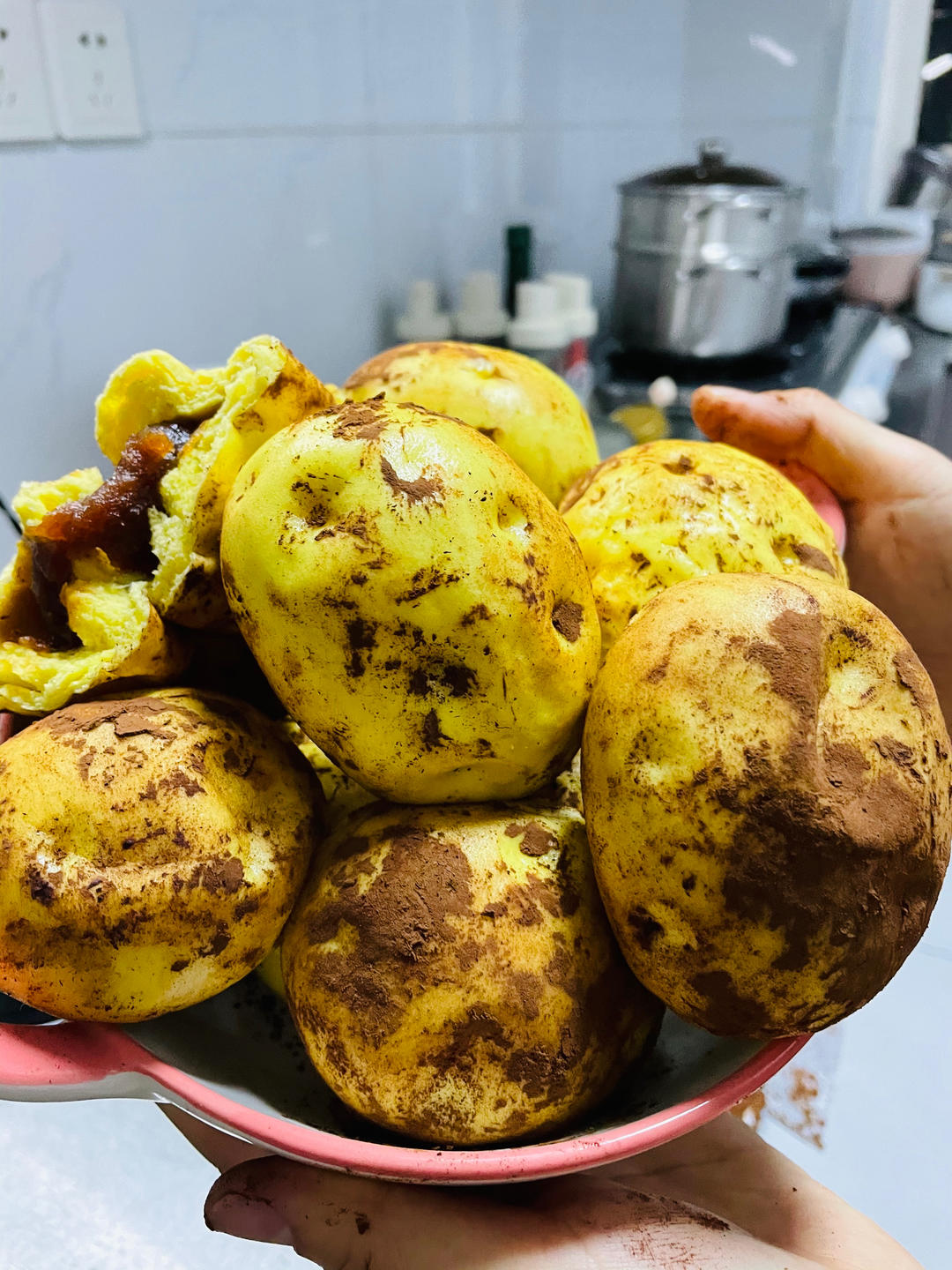 土豆造型馒头，让你一眼看上去分不出