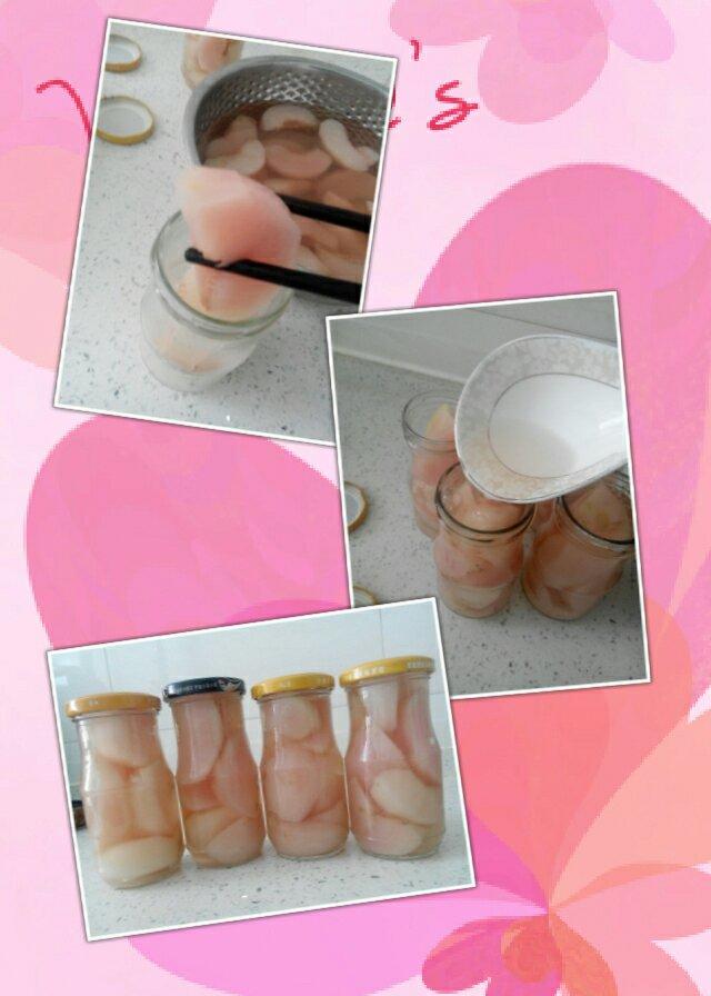 桃子罐头的做法
