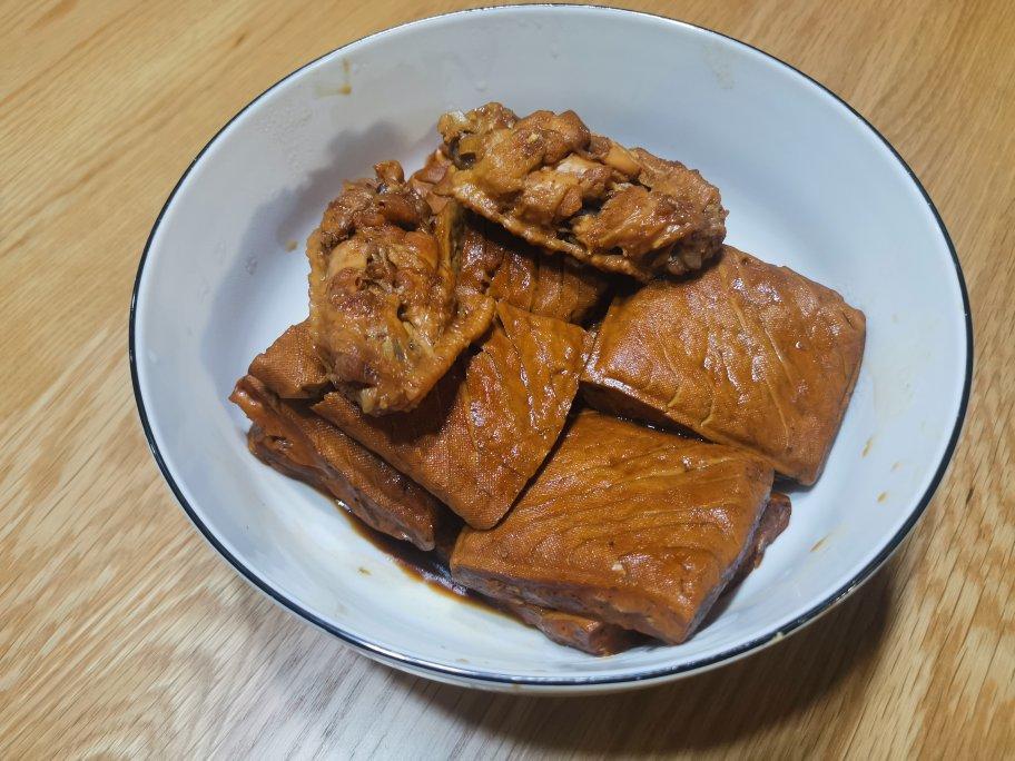 懒人零嘴卤豆干鸡翅