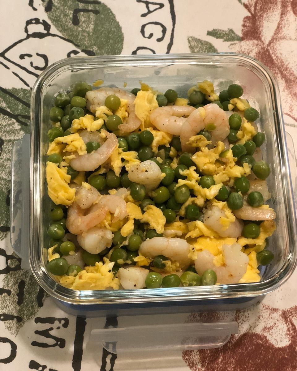 低脂豌豆虾仁滑蛋