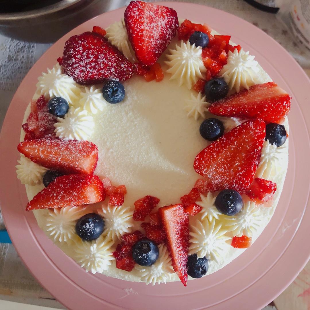 《Tinrry+》草莓奶油蛋糕（8寸配方）