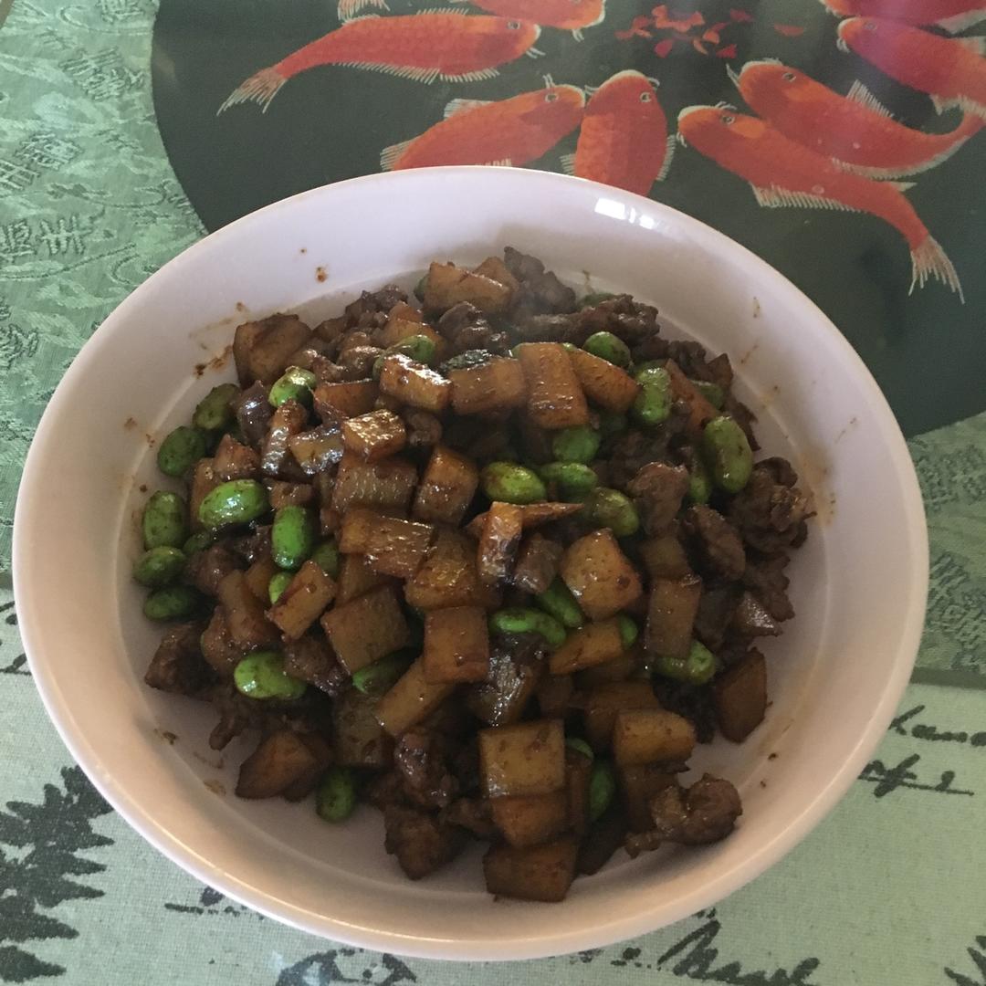 毛豆炸酱