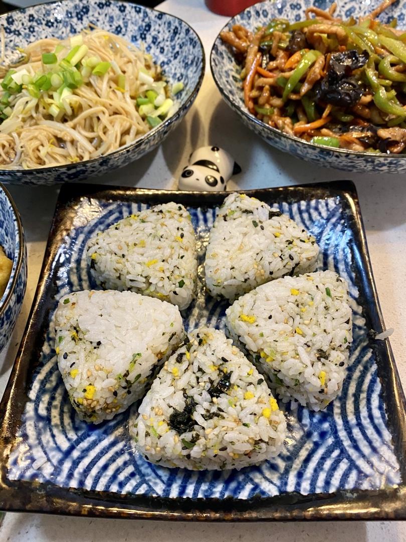 五彩日式饭团-中午便当的绝佳选择