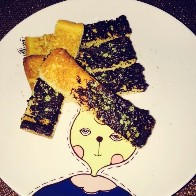 抹茶巧克力面包条