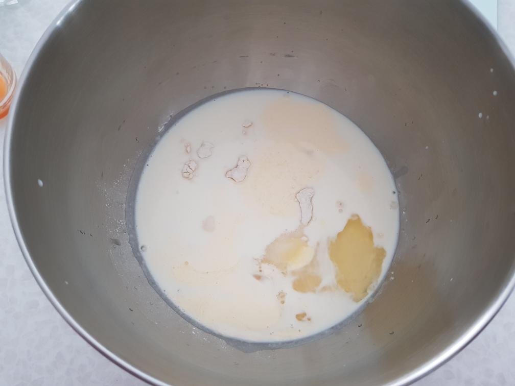 纯奶手撕吐司的做法 步骤1