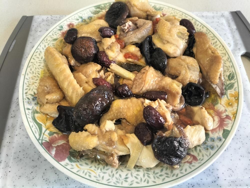 香菇蒸滑鸡