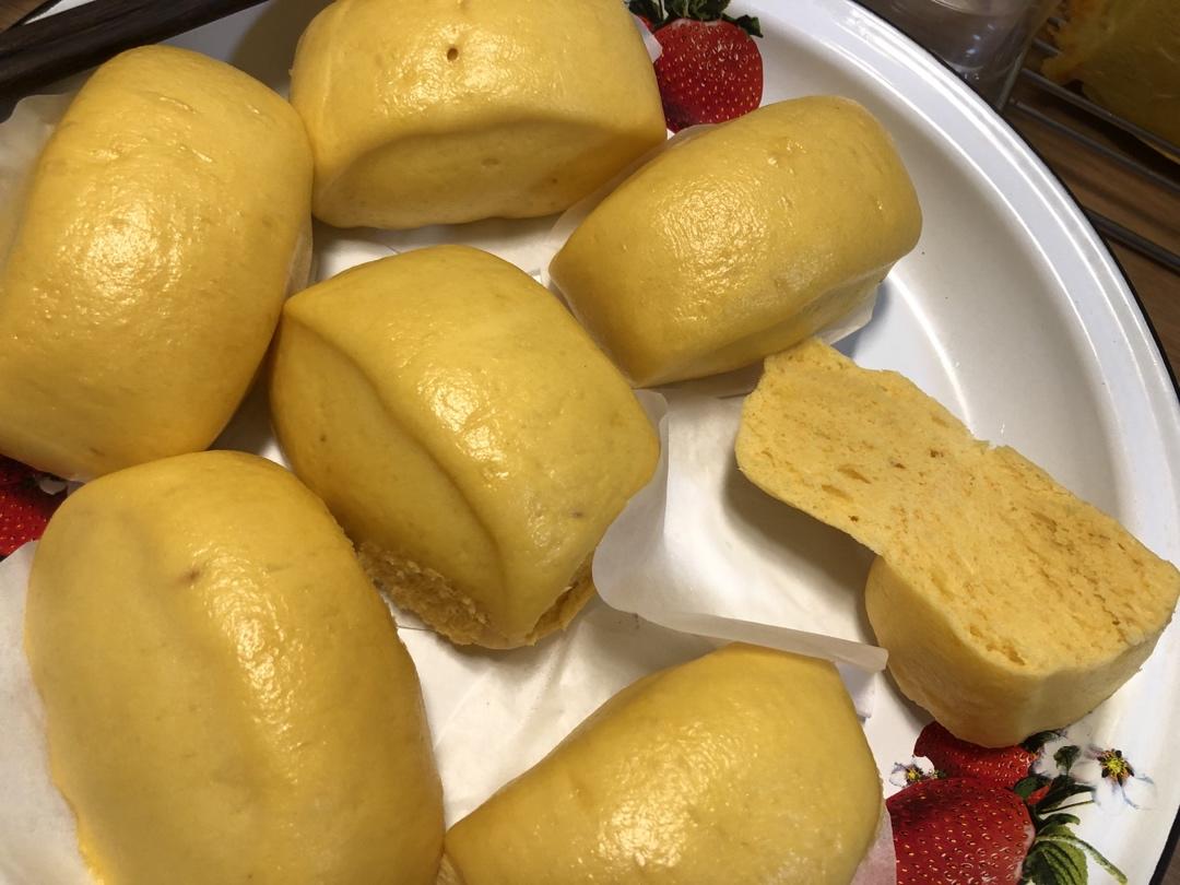 新手也可以--详解如何做出人见人爱、金黄的南瓜馒头