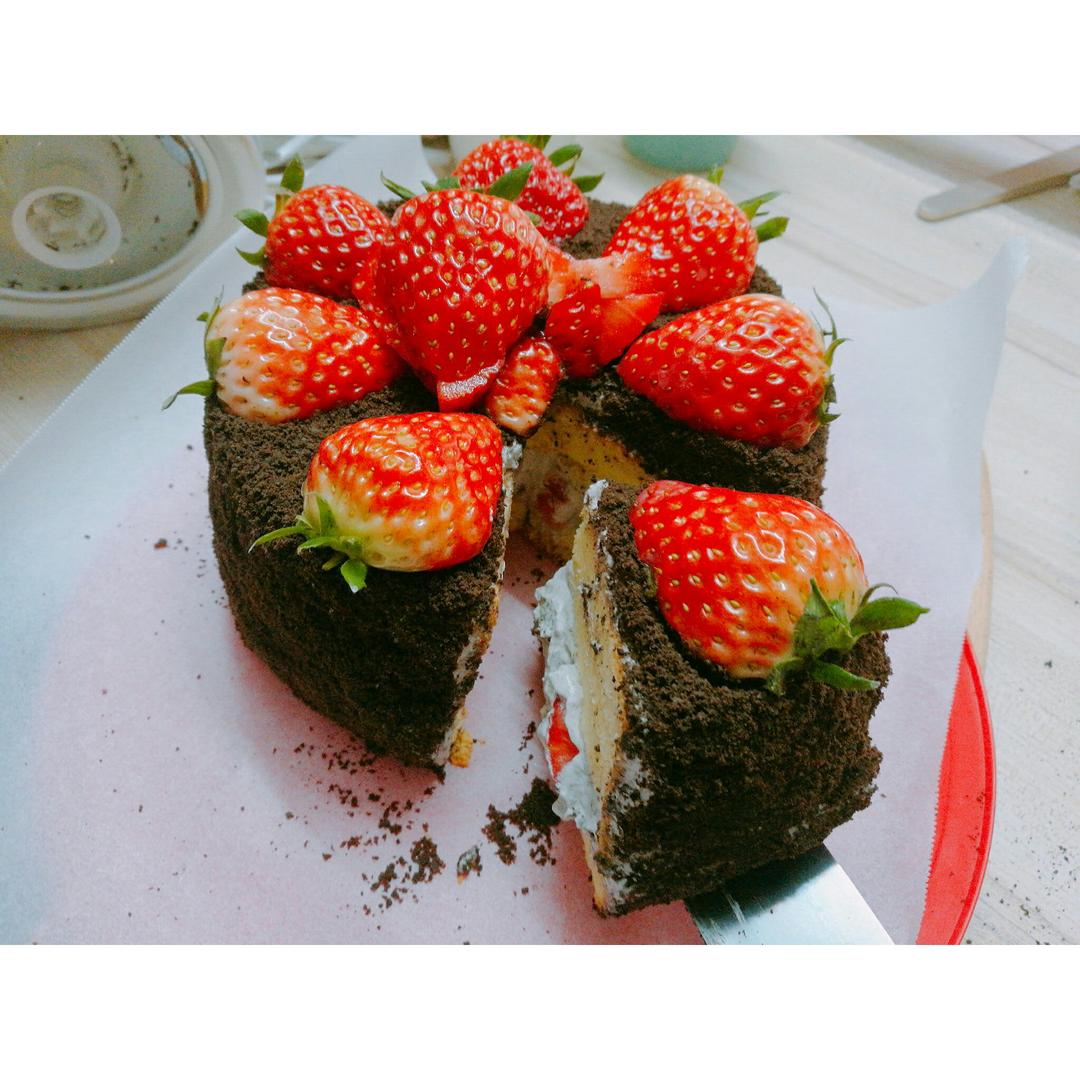 奥利奥水果奶油蛋糕