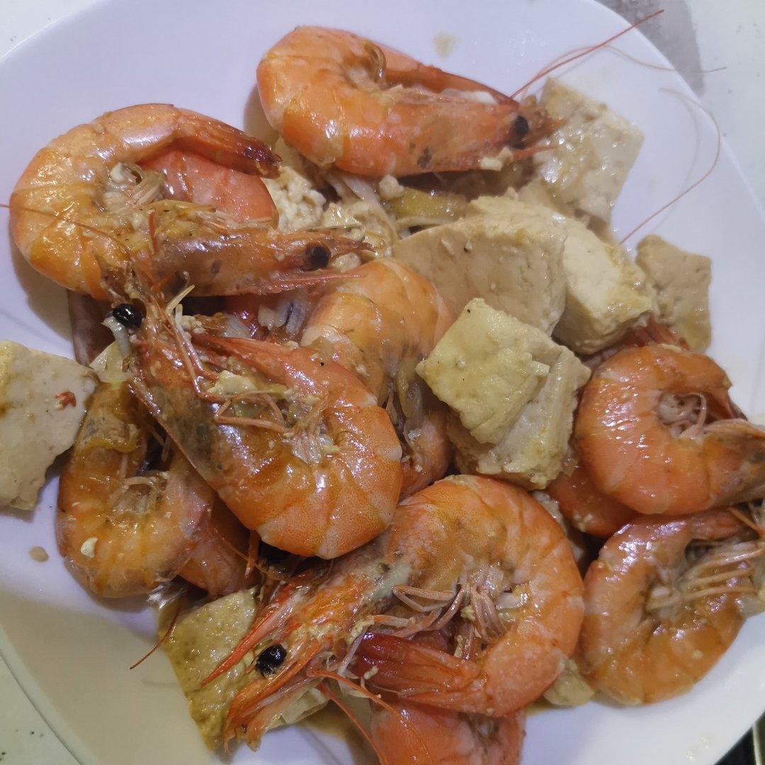 油焖大虾烧豆腐