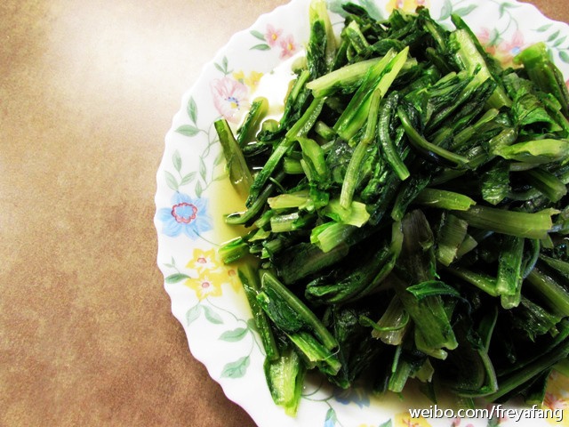 清炒莴笋叶