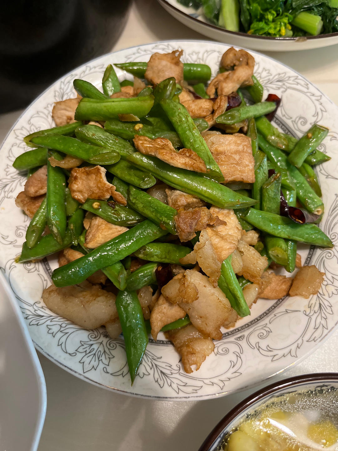豆角炒肉