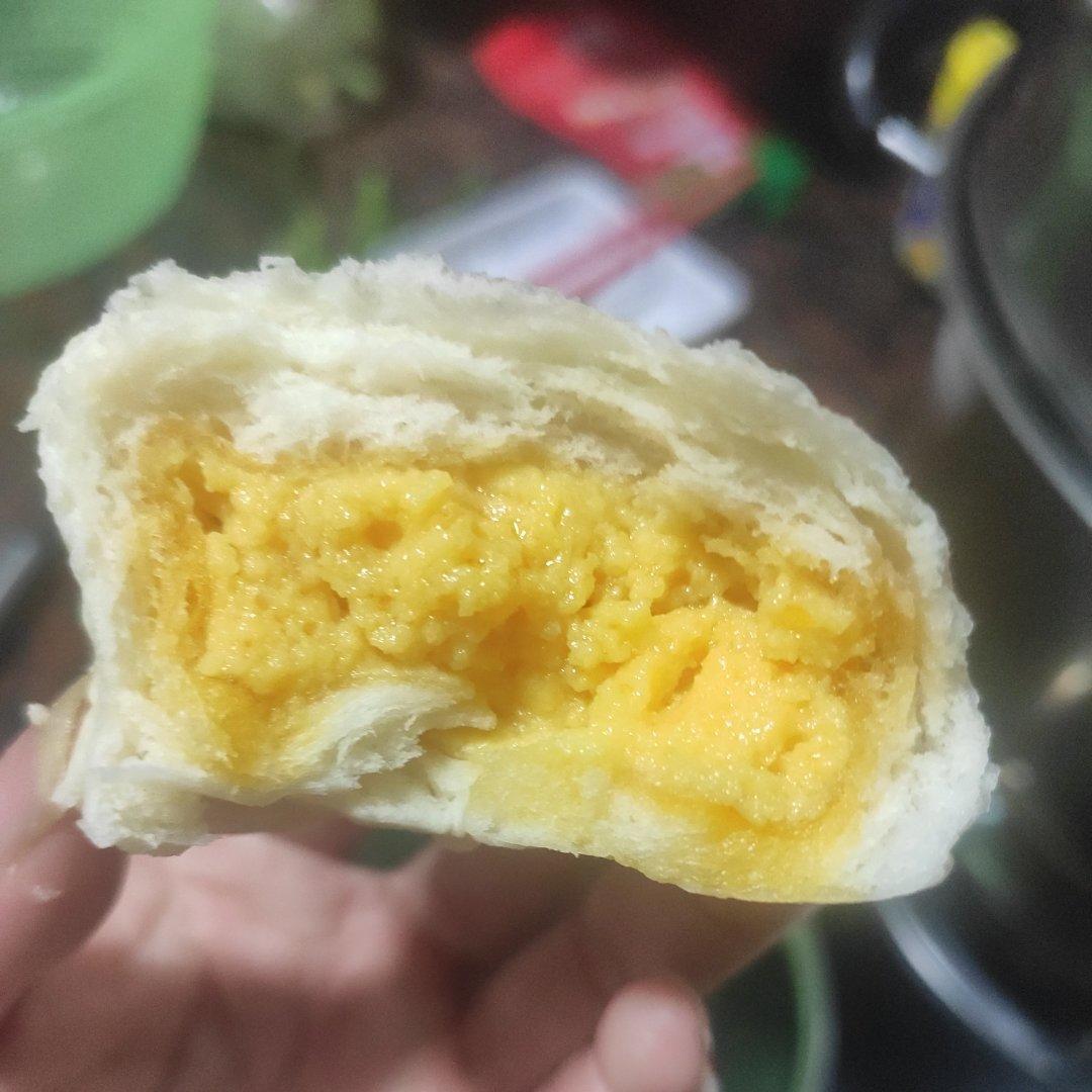 绝对会流芯的薄皮奶黄流沙包