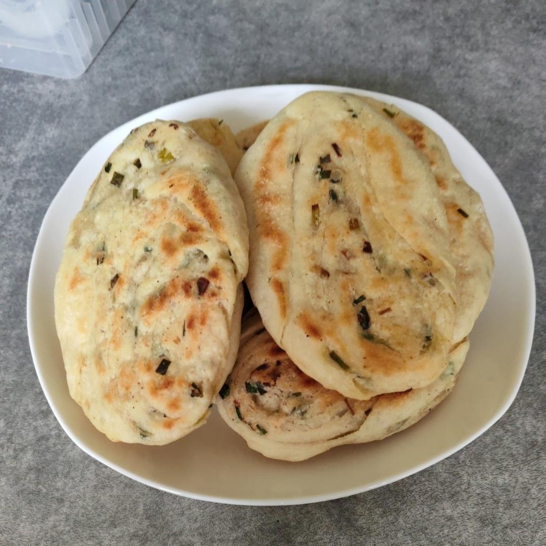 发面葱油酥饼