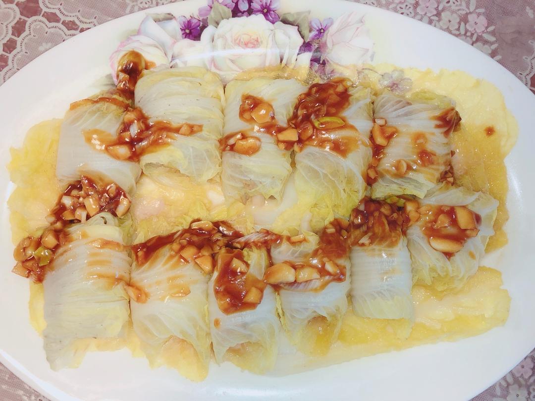肉酿白菜卷