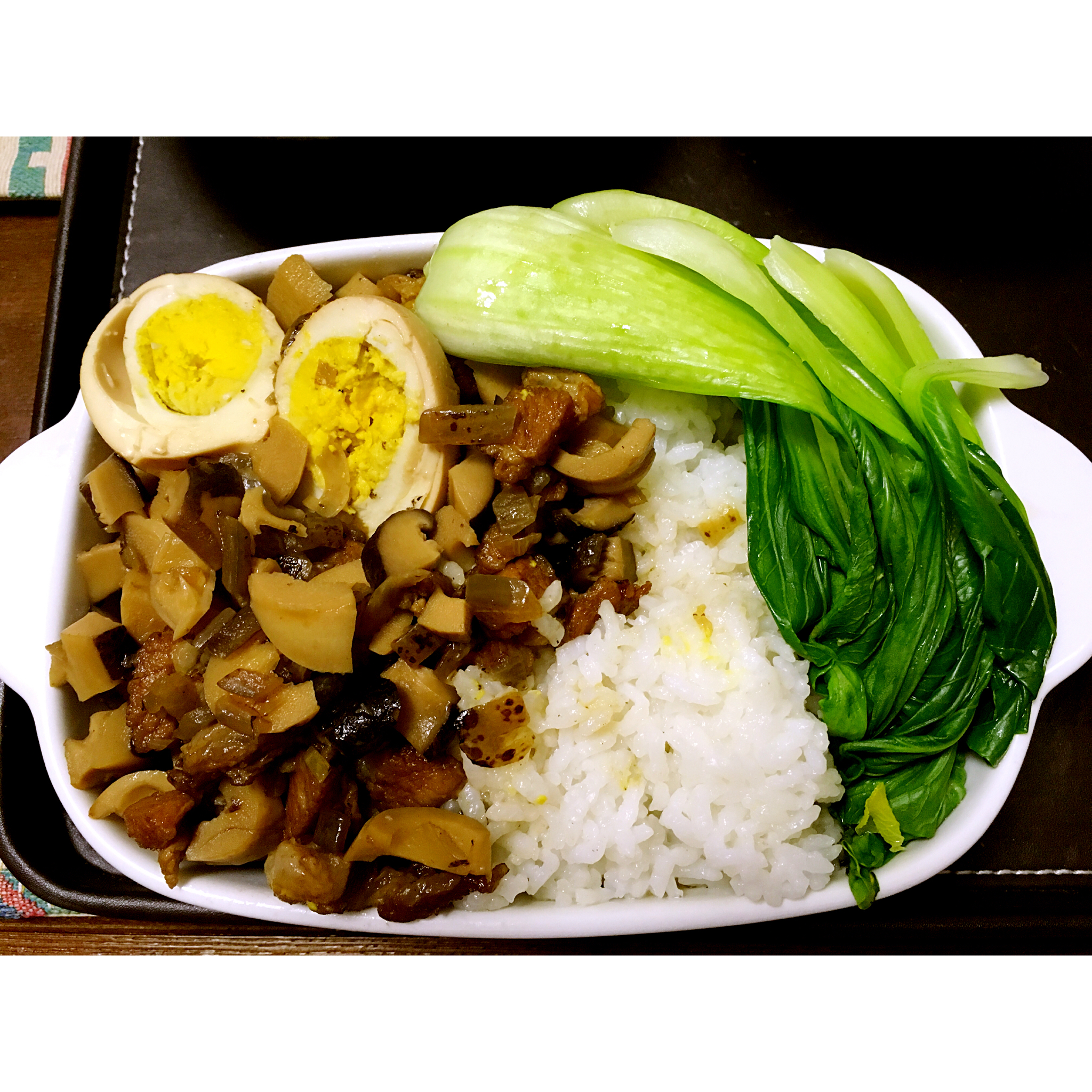冬笋香菇卤肉饭（一碗饭俘获老公的胃）