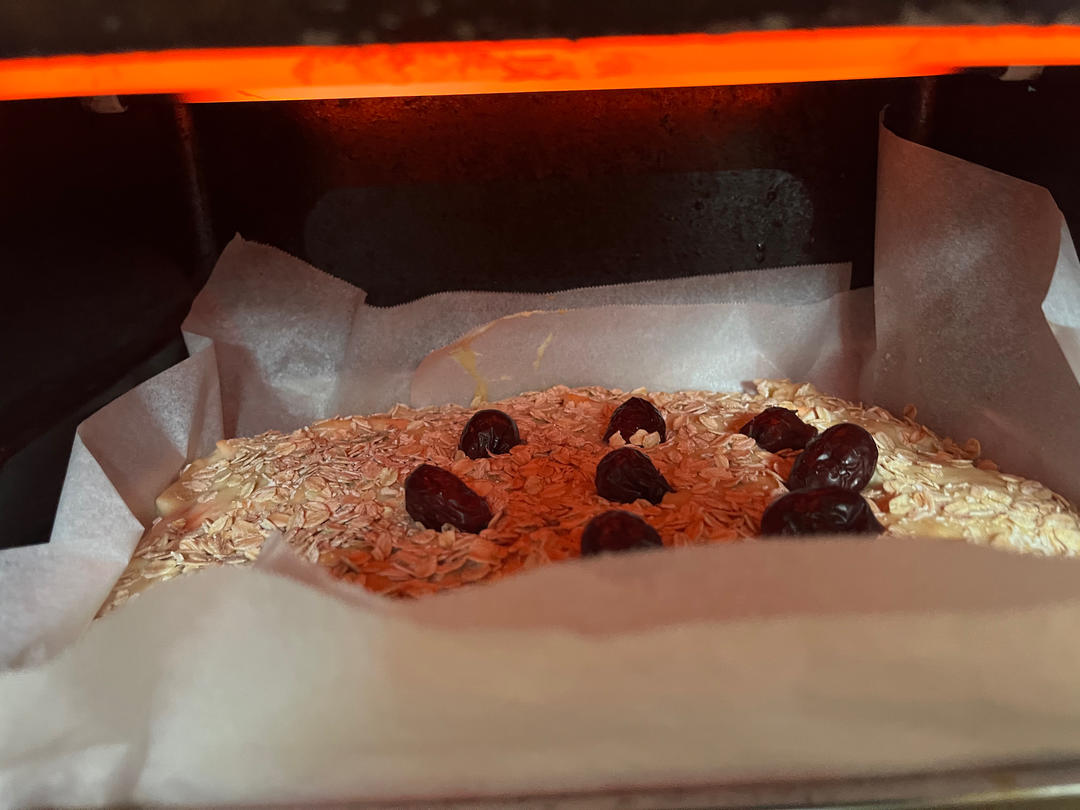 燕麦片黑麦红薯香蕉磅蛋糕