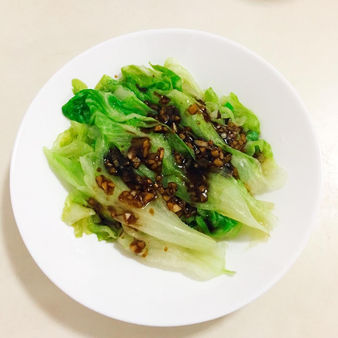 蚝油生菜（瘦身苦逼极致简约版）