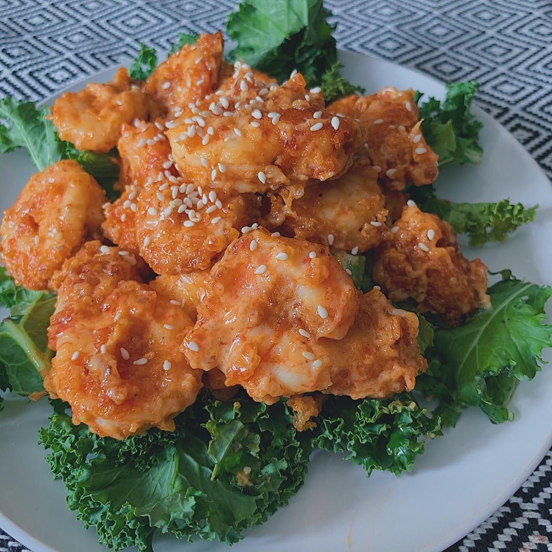 柏悦平替版芥末虾球