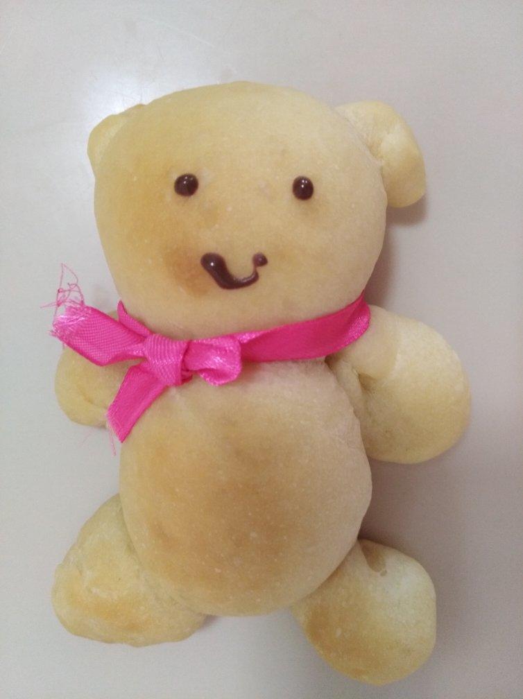 小红妈妈做的可爱小熊面包