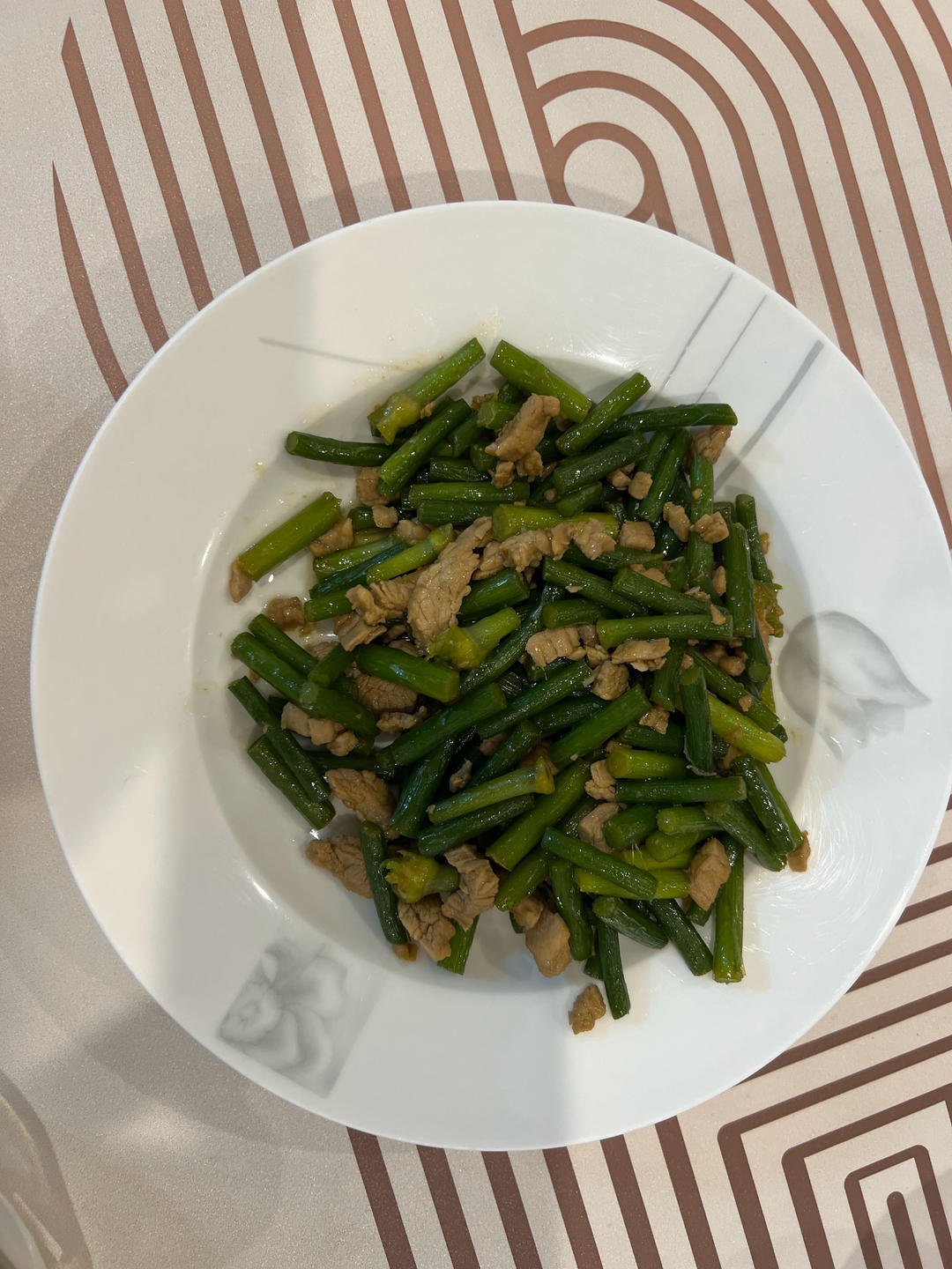 小美 蒜苔炒肉