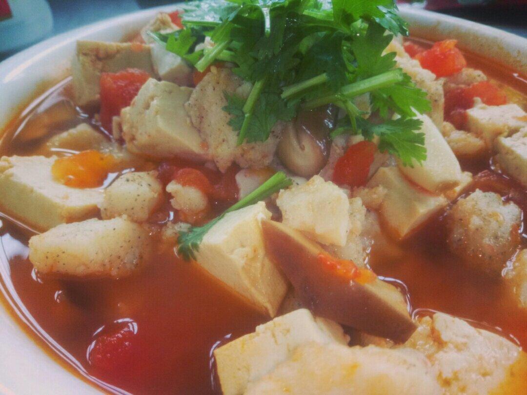 龙利鱼豆腐煲