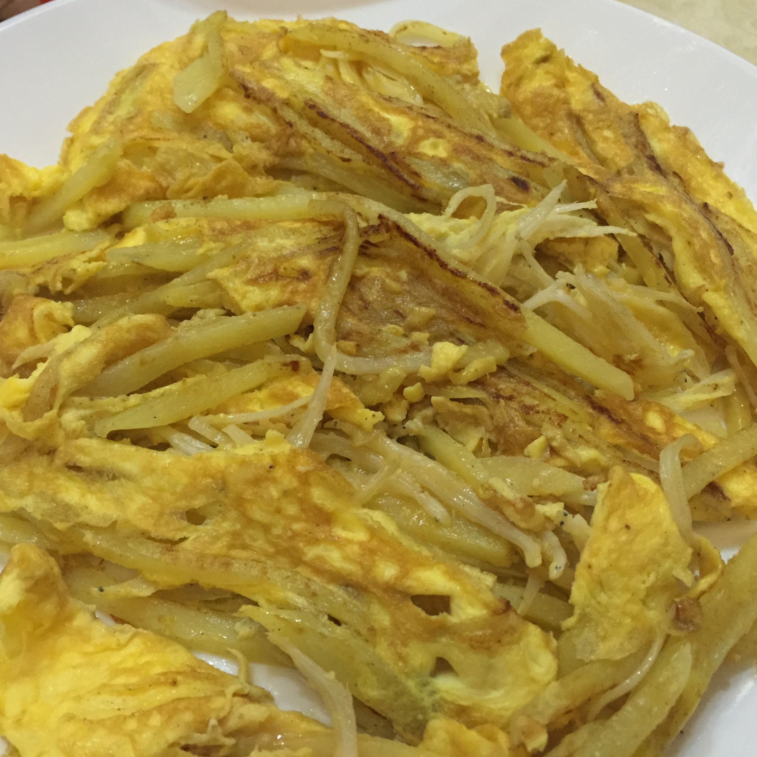 lalaxiongs做的小银鱼鸡蛋饼