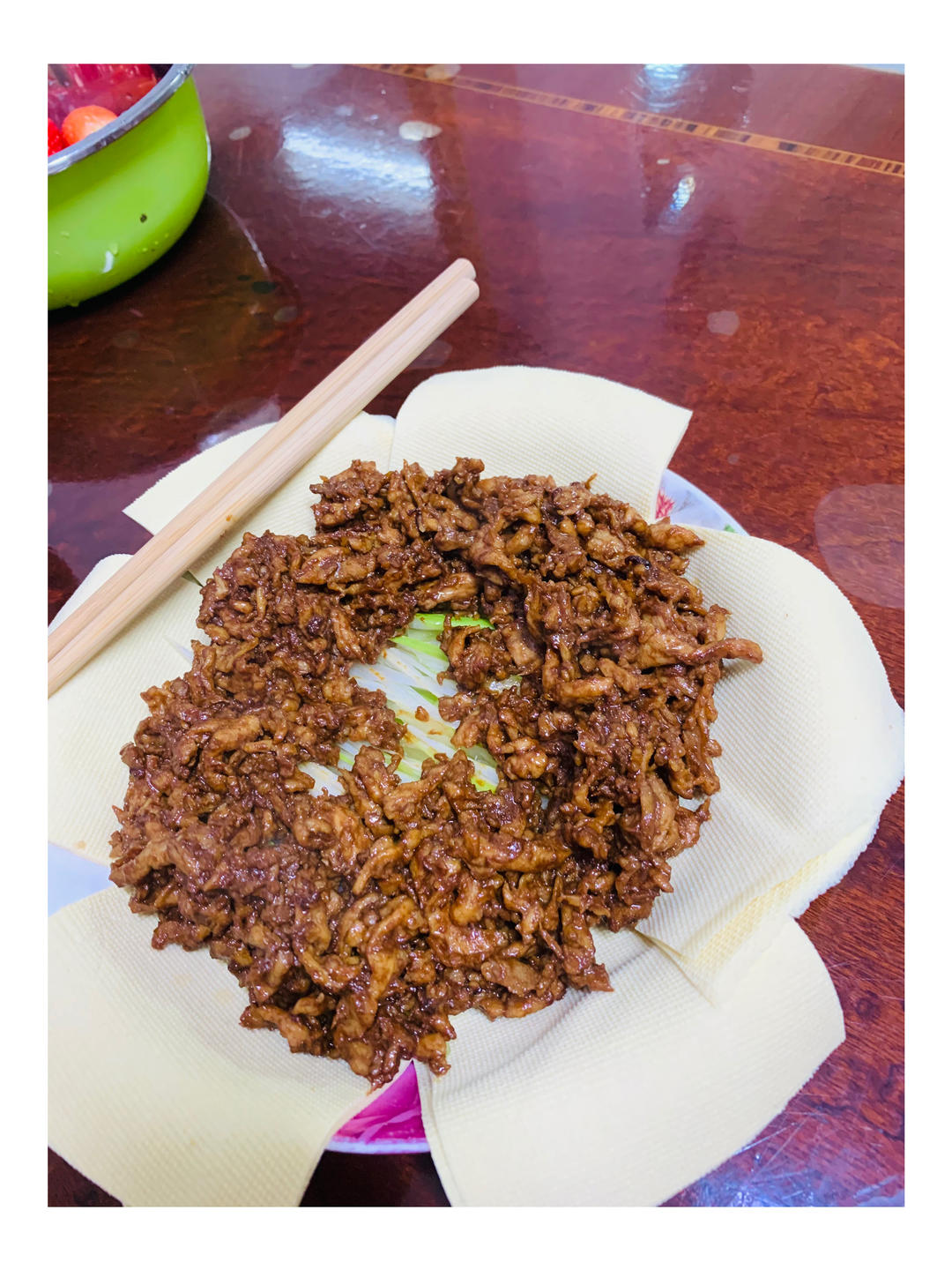 传统做法 京酱肉丝