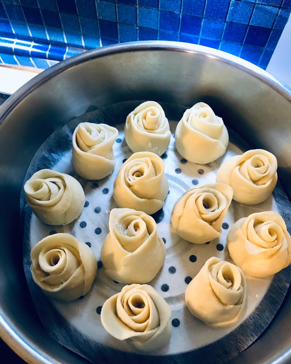 造型馒头5（玫瑰花馒头）