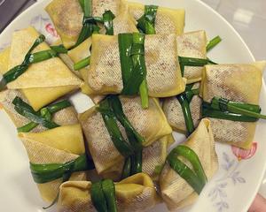 白菜炖干豆腐包肉沫的做法 步骤4