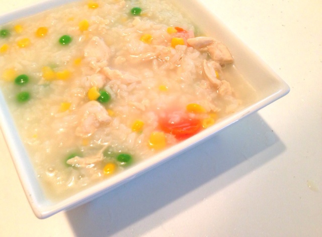 香菇鸡肉粥