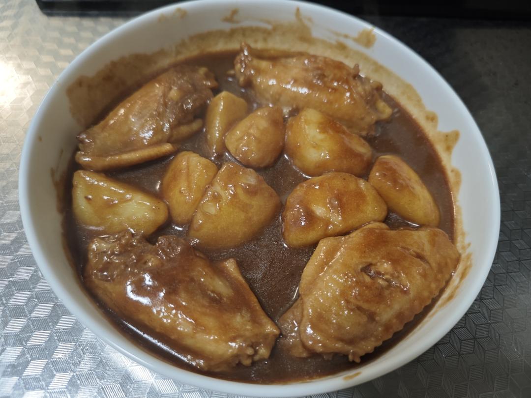 土豆炖鸡翅（快手零失败）