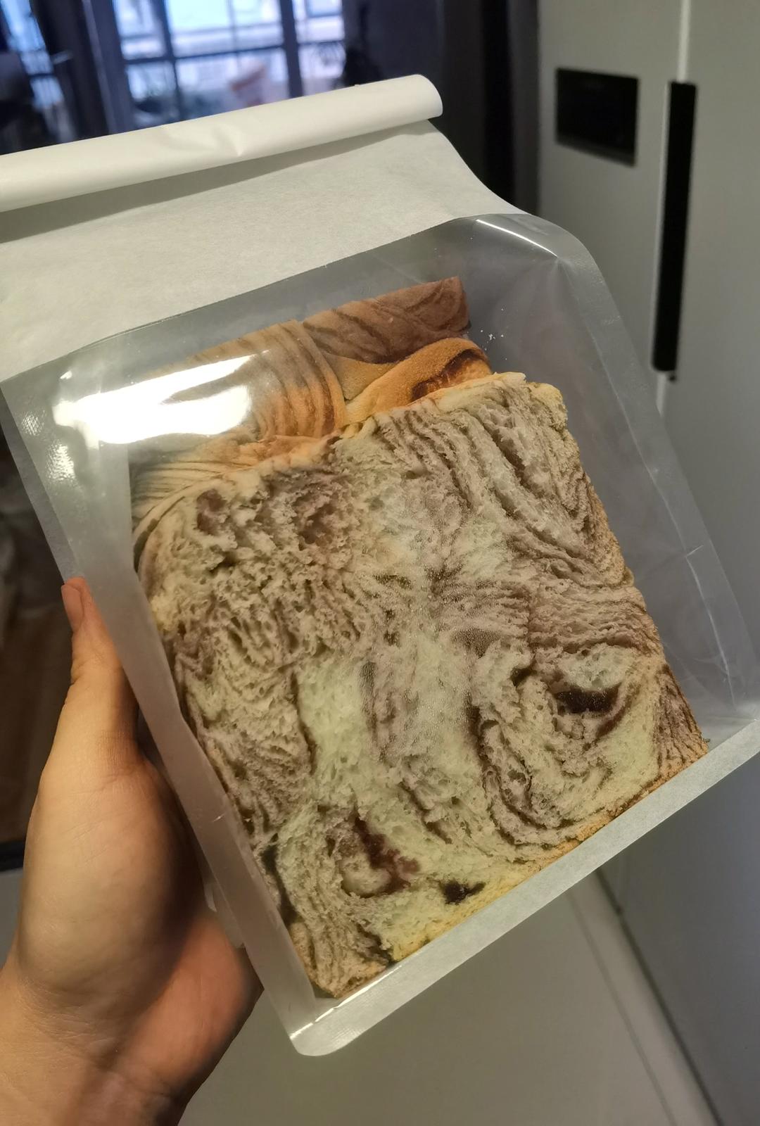 豆沙大理石吐司