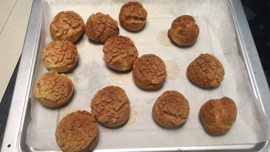 十分美味的酥皮泡芙