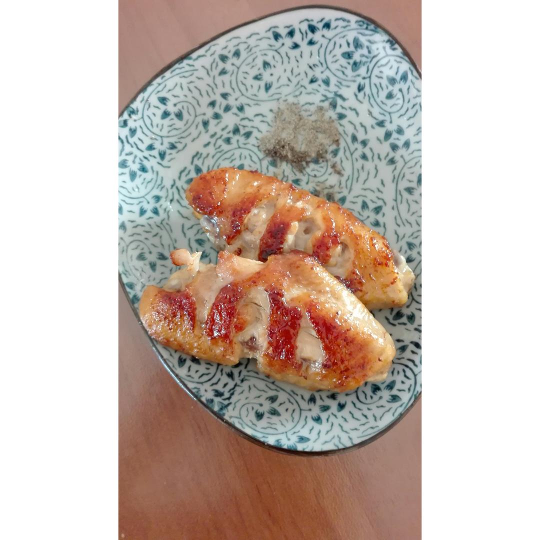 黑胡椒无油鸡翅