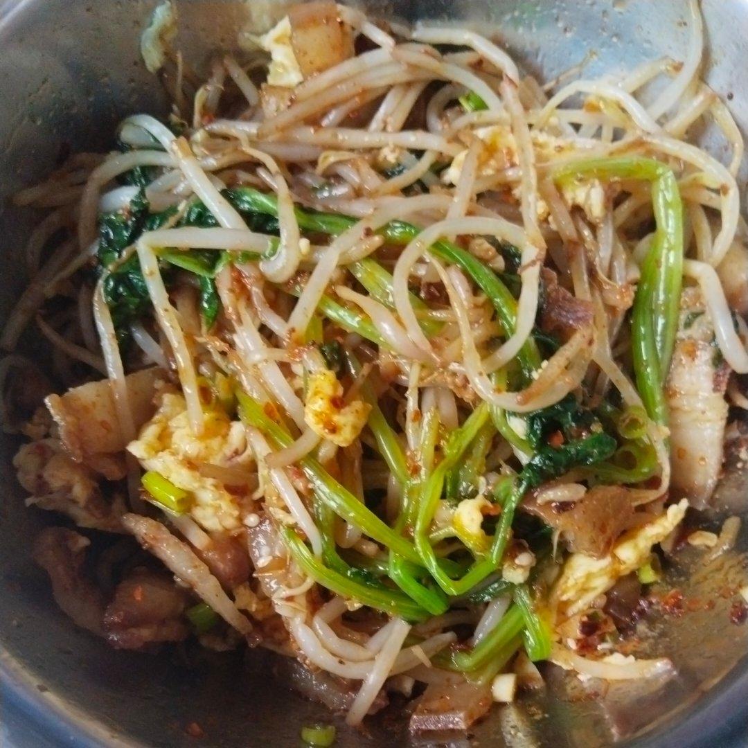 减脂好菜-超好吃的凉拌菠菜豆芽