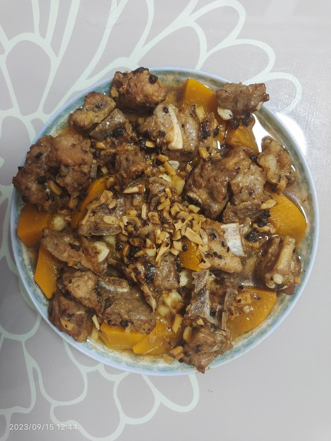 豆豉蒸排骨