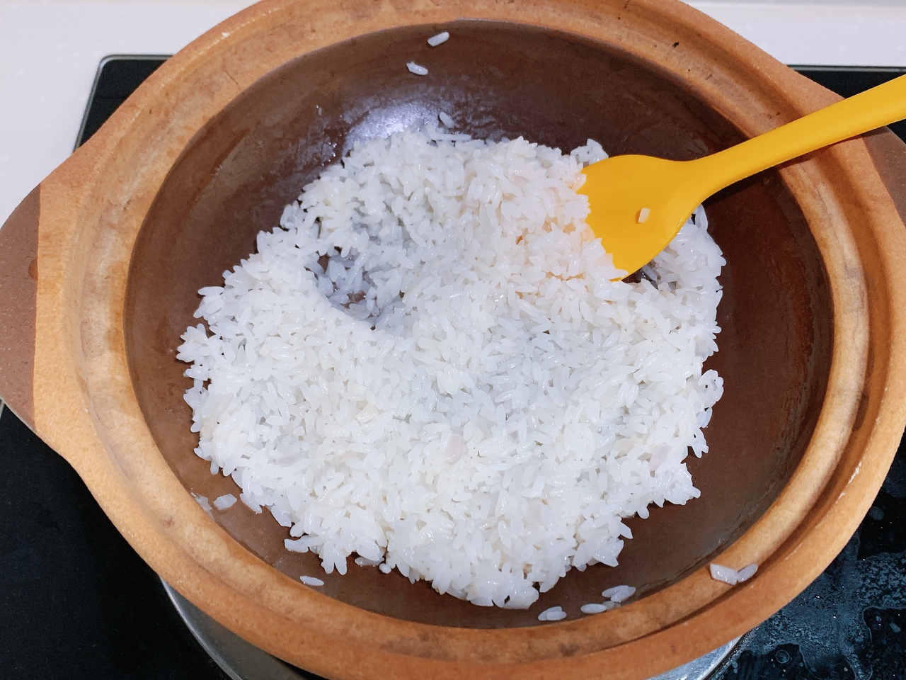 沙姜豆豉鸡煲仔饭的做法 步骤11