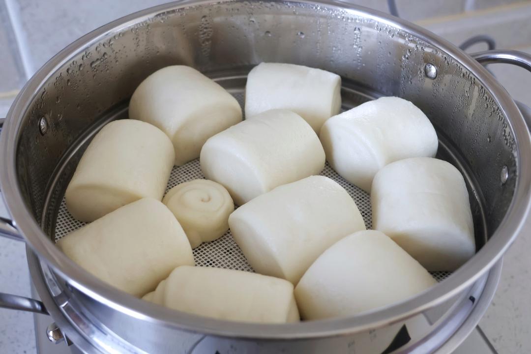 超好吃有豆豆的豆沙包，一次发酵（红豆包）